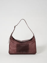 Hobo translucide burgundy