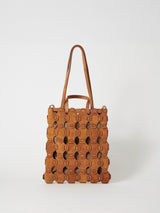 MOUCHARABIEH TOTE BAG CUIR VELOURS