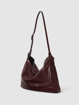 Hobo Soft naked leather Burgundy ORGANIC SHAPE 