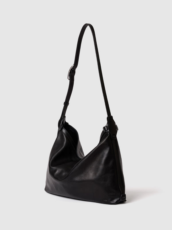 Hobo Soft naked leather Black ORGANIC SHAPE 