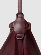 Hobo Soft naked leather Burgundy ORGANIC SHAPE 