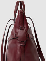 Soft Tote naked leather Burgundy ORGANIC SHAPE 