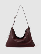 Hobo Soft naked leather Burgundy ORGANIC SHAPE 