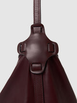 Hobo Soft naked leather Burgundy ORGANIC SHAPE 