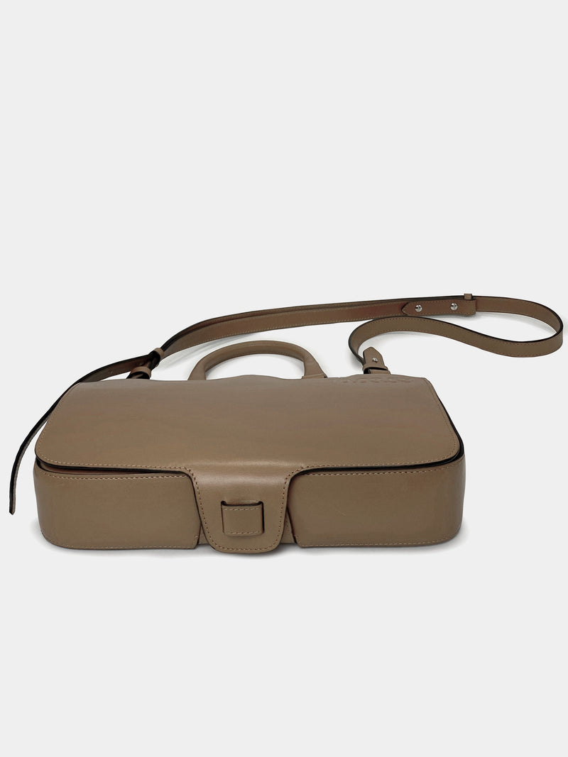 CONCRETE BAGUETTE LEATHER SAND sac baguette LAB 