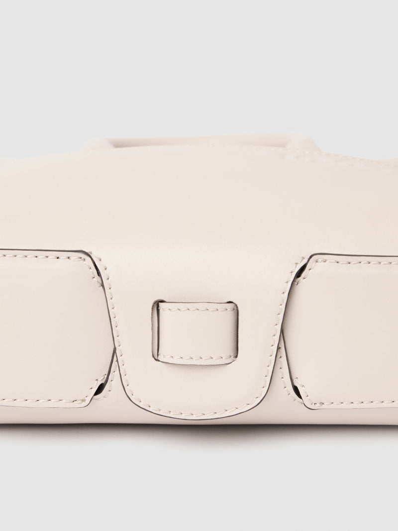 MINI BRIEF-CASE LEATHER OFF WHITE Sacs à main 10.03.53 