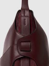 SADDLEBAG LEATHER BURGUNDY Sacs à main ORGANIC SHAPE 